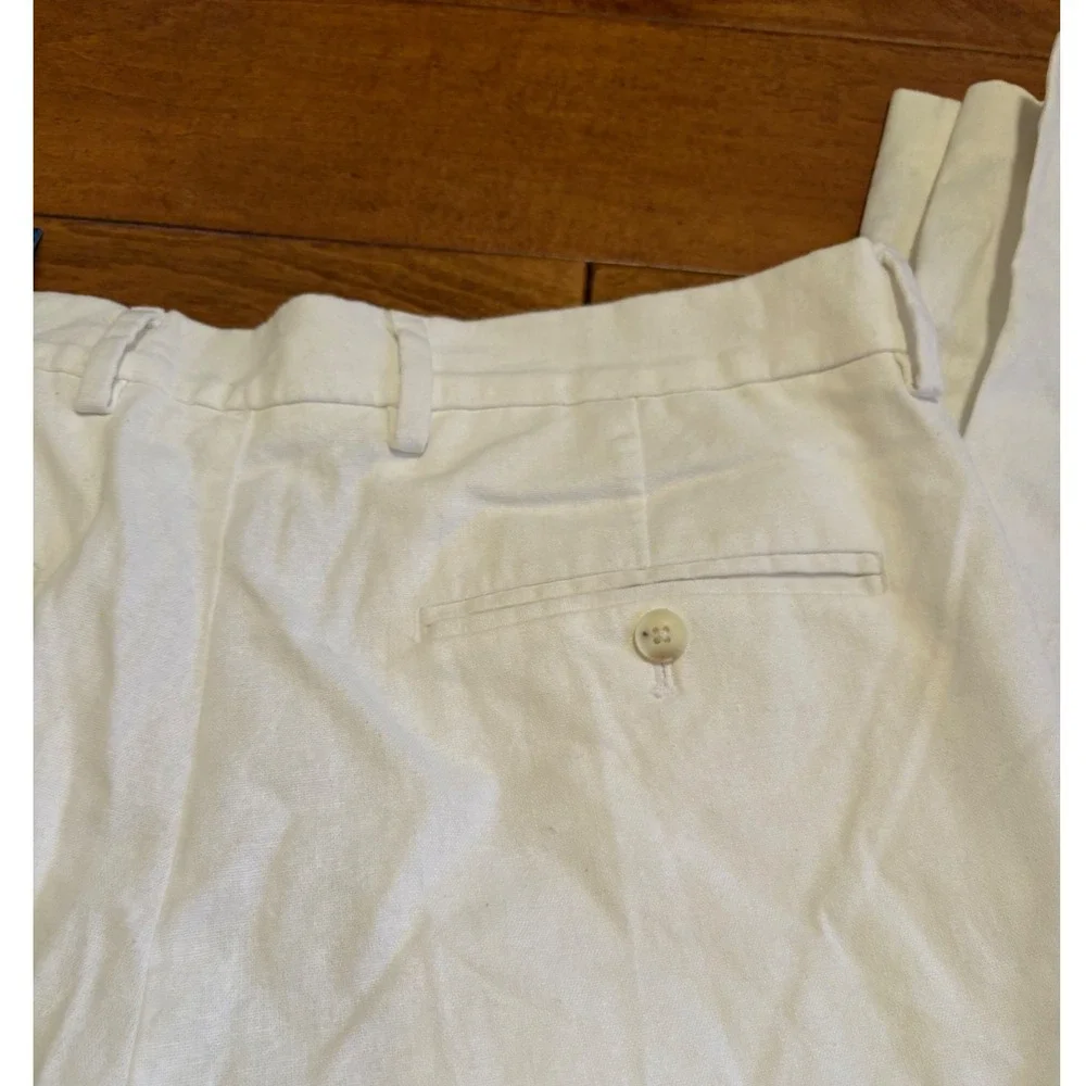 Perry Ellis Portfolio Mens Slim Fit Dress Pants Bright White 34x30 5KM89023